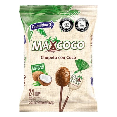 Chupeta MAX COCO con coco